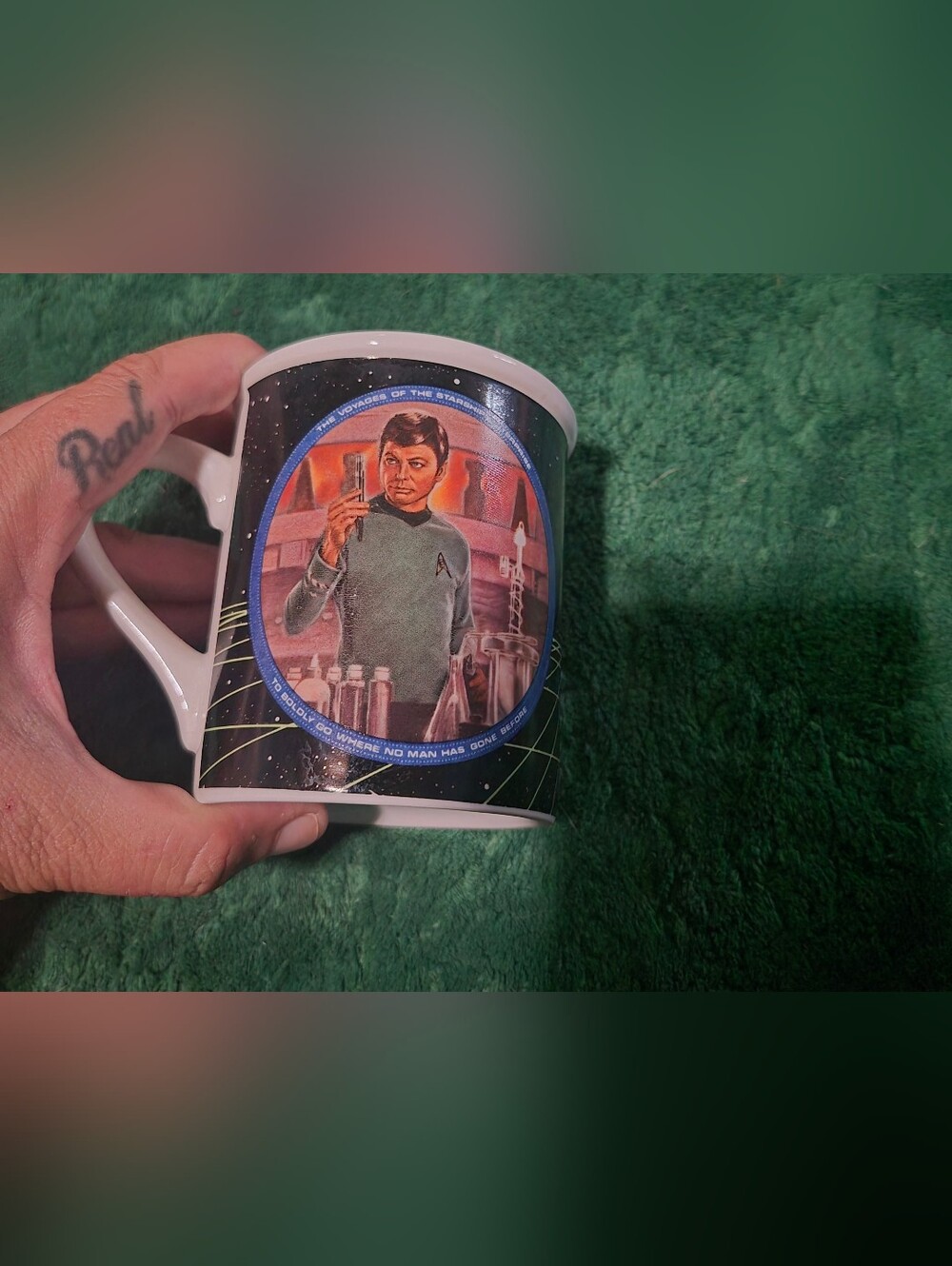 Vintage 1983 Dr. McCoy Mug from The Hamilton Collection Star Trek